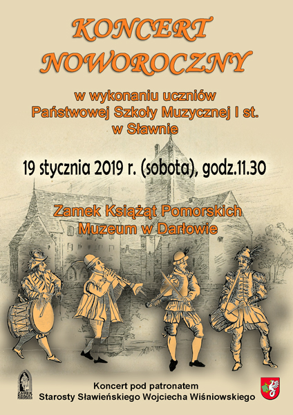 Koncert Noworoczny  w wykonaniu uczniów  Państwowej Szkoły Muzycznej I st. w Sławnie