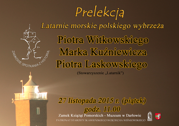 Plakat do prelekcji Piotra Witkowskiego, Marka Kuźniewicza i Piotra Laskowskiego 