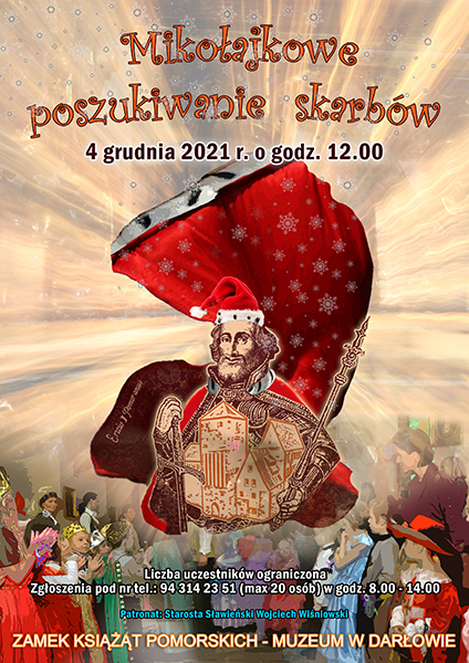 Plakat do spotkania w ramach Mikołajków 2021 r.