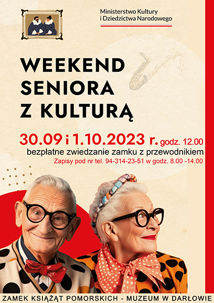 Plakat do wydarzenia Weekend seniora z kulturą